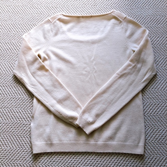 Cream Cashmere Sweater - Picture 3 of 3